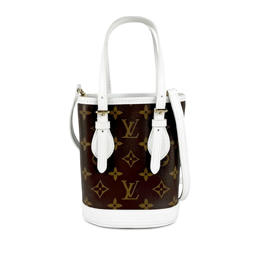 Pre-Loved Louis Vuitton LV Match Monogram Nano Bucket